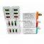 High Quality US Standard QC3.0 3 USB Quick Charge Wall Plug Smart USB Charger for Phone