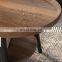 Nordic round coffee table living room tea table set small light luxury wood side table modern