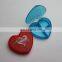Heart Shape Travel Pocket Pill Box