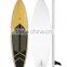 Wood veneer race sup / carbon fiber race paddle board