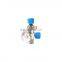 High pressure oxygen cylinder valve