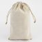 Linen Like Drawstring Bag Polyester Linen Like Fabric Pouch Bag