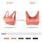 Slim Outer Wear Custom Women Nude Sport Yoga Bra Front Wrinkles Athletic Gym Sports Bra