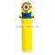 PVC Cartoon Minion 2600mAh portable power bank travel charger