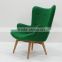 replica fiberglass material solid wood frame cashmere featherston contour lounge chair with ottoman by Grant Featherston