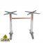 Hot Sale Low Price Double Legs Steel Pipe Table Base 304# Stainless Steel Table Frame