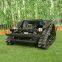 remote control mower with tracks, China tracked robot mower price, remote controlled grass cutter for sale