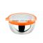 Home garden tableware series keep food fresh stainless steel container food bowl for picnic party