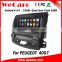 Wecaro Android 4.4.4 touch screen in dash 8" car stereo radio multimedia dvd player for peugeot 4007 gps navigation