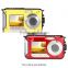 winait disposable waterproof camera with double screen/24mp camera digital