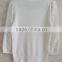 Three quarter sleeve knitting wear lace pullover for lady