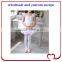 High quanlity White Swan professional kids tutu bow ruffle girls ballet dancewear child dancing tutus dress