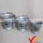 Garden and Home Vintage White Painting Handmade Zinc Pail Flower Pot