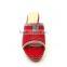 Wholesale Best Price Red pu Sole Wedge High Heel Slipper
