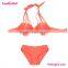 2pcs Padded Bra & High Waist Panty Bikini Set