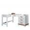 Office schoo folding adjustable desk with wheels living room corner side computer desk#SP-BT017