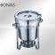 Stainless steel induction chafing dish , chafing fuel dish for sale