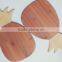 New shape cutting board,fashion chopping board,bamboo cheese board set