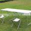 1.8m lengthening outdoor portable aluminum suitcase foldable table