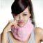 2016 high quality real rabbit fur scarf for lady