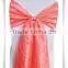 economical wholesale taffeta pintuck chair sash for wedding banquet hotel