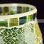 goblet mosaic votive glass candle holder