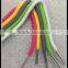 Promotional sell colorful python custom drawstring shoelace charms metal tips