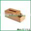 Latest design bamboo tissue box with mobile holder from bamboo hometown