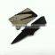 Portable mini credit card knife