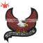 Custom good quality embroidery patch with eagle and national flag