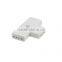4 pins 3 ends T-Shape connector for rgb led strip