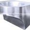 stainless steel durable commercial wall mount hand wash basin unique art design utility tub sink for public place use