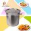 100L high capactiry commercial industrial stainless steel kitchen soup cooking pot with double-ply bottome