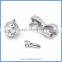 3 Ways 925 Sterling Silver Zircon Connector Link Charm Fine Jewelry Accessories Multifunction Clasps For Pearl Necklace SC-CZ046