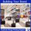 fashion retail bags shop shelving display shelving with led