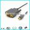 Gold plated 4k mini dp thunderbolt to dvi cable for Macbook