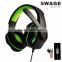 PH-G801 Wholesale stereo LED gaming headphones, USB Plug gaming headsets