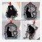 2015 Hot sale cute black custom shaped metal leaf bookmark with tassels