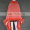 UK brands women wholesale orange cashmere and raccoon fur trim cape