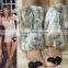 Vintage Vogue Janpanese Style Natural Color Rabbit Fur Leg Warmers