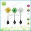 Fiber flower garden motion stake solar LED light