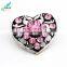 2016 Snaps Rhinestone Heart Antique Ginger Snap Jewelry 18mm Snap Button Fit Charm Bracelet