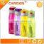 OEM logo 530ml plastic straw carbon alkaline water bottle