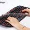 New Red green yellow USB wired backlit keyboard with Cool Crack Pattern