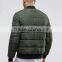 Daijun OEM men 100% polyester windproof blank green men winter duck down jacket