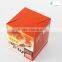 White cardboard box paper box packaging with clear window