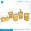 Taiwan Manufacturer High Quality Gold Silver Soap Dispenser Soap Dish Acrylic Bathroom Accessory
