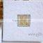 Customized High Quality Paper Wedding Jewelry Ring Box Handmade with beaded name plate of K