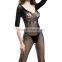 Taiwan Manufacturer Long Sleeve Nylon Fishnet Bodystocking
