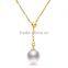 Free Sample Online Wholesale 925 Sterling Silver Single Pearl Pendant Designs